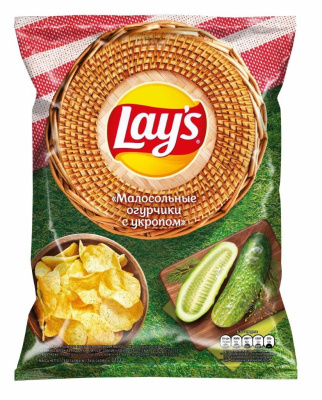 Чипсы Lays Молосольные огурчики с укропом 125г