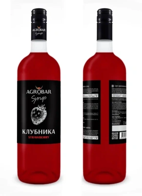 Сироп AGROBAR Клубника 1л