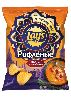 Чипсы Lays Том Ям по-тайски 125г