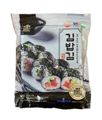 Водоросли для суши SUSHI NORI GOLD 100 листов 240г SKY SEA