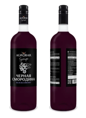 Сироп AGROBAR Черная Смородина 1л