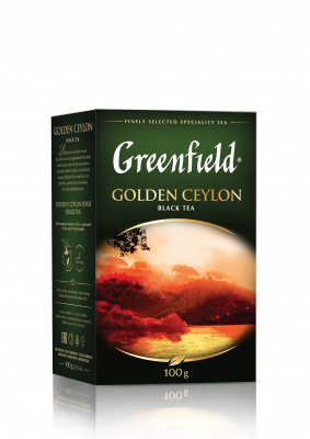 Чай GREENFIELD Golden Ceylon черный 100г