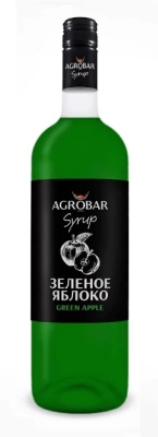 Сироп AGROBAR Зеленое яблоко 1л