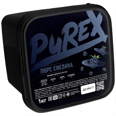 Пюре Агробар (AGROBAR) ежевика с/м 1кг PUREX