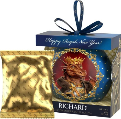 Чай RICHARD Christmas Toy Король черный листовой 20г