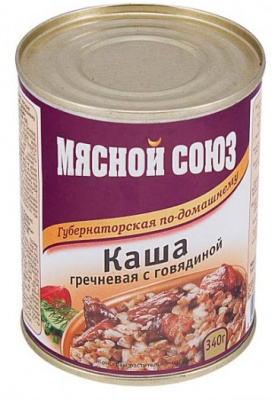 Каша гречневая с говядиной столетовский мясной двор