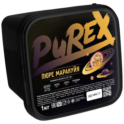 Пюре Агробар (AGROBAR) маракуйя с/м 1кг PUREX